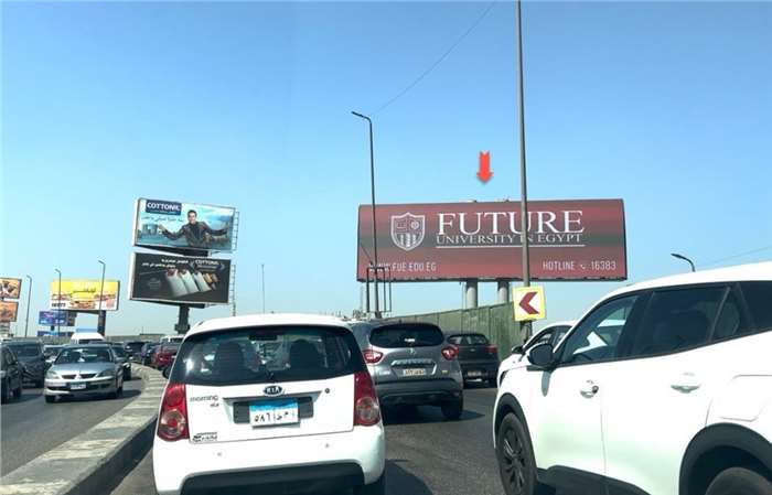 Digital billboard: 6th October Bridge Digital Screen – 10×35m in Ghamra